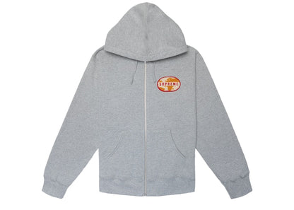Supreme World Famous Zip Up Hooded Sweatshirt (SS20) Heather Grey