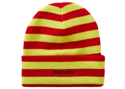 Supreme World Peace Beanie Red Stripe
