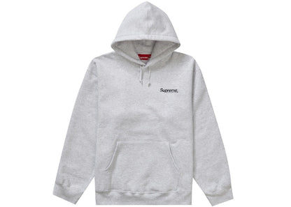 Supreme Worldwide Hooded Sweatshirt Ash Grey