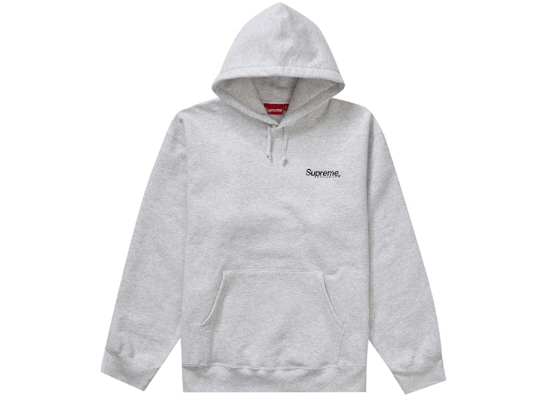 Supreme Worldwide Hooded Sweatshirt Ash Grey