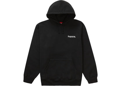 Supreme Worldwide Hooded Sweatshirt Black