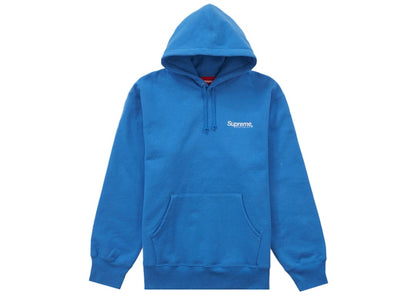 Supreme Worldwide Hooded Sweatshirt Blue