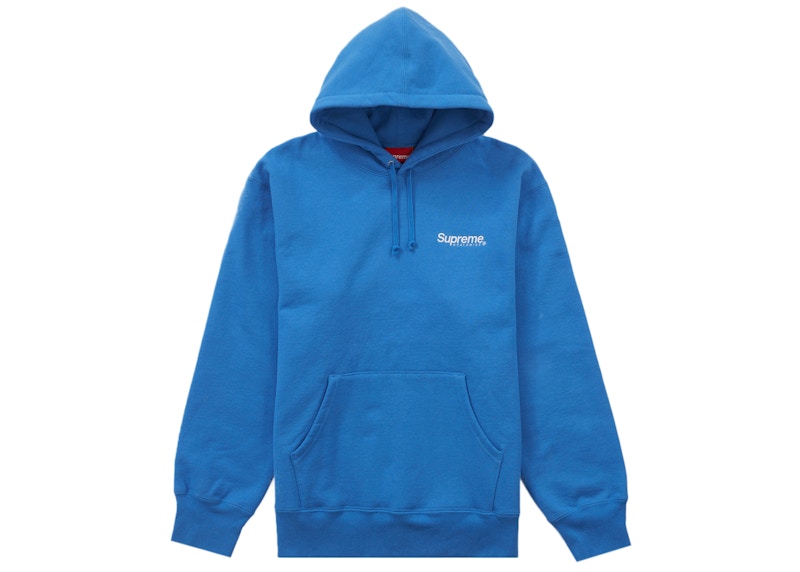 Supreme Worldwide Hooded Sweatshirt Blue