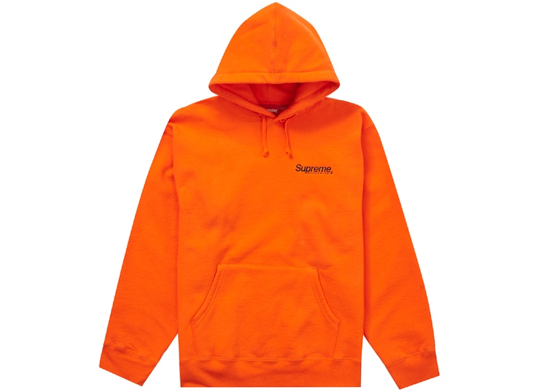 Supreme Worldwide Hooded Sweatshirt Dark Orange