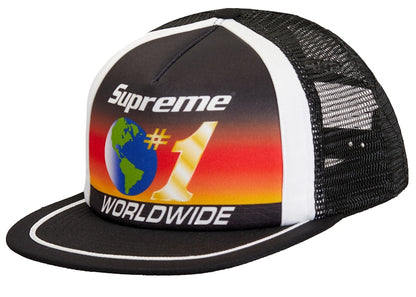Supreme Worldwide Mesh Back 5-Panel Black