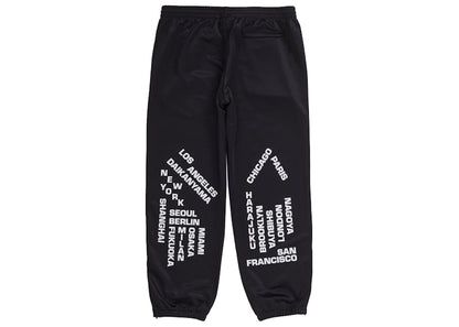 Supreme Worldwide Tricot Pant Black