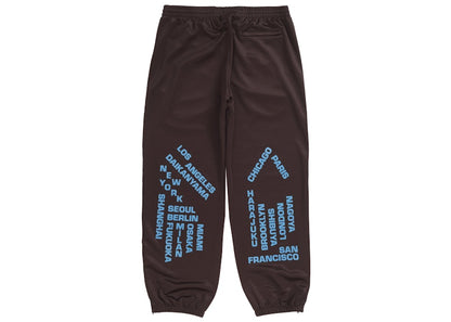 Supreme Worldwide Tricot Pant Brown
