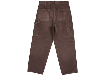 Supreme Worn Double Knee Painter Pant Brown