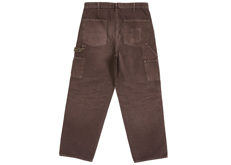 Supreme Worn Double Knee Painter Pant Brown