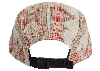 Supreme Woven Pattern Camp Cap Tan