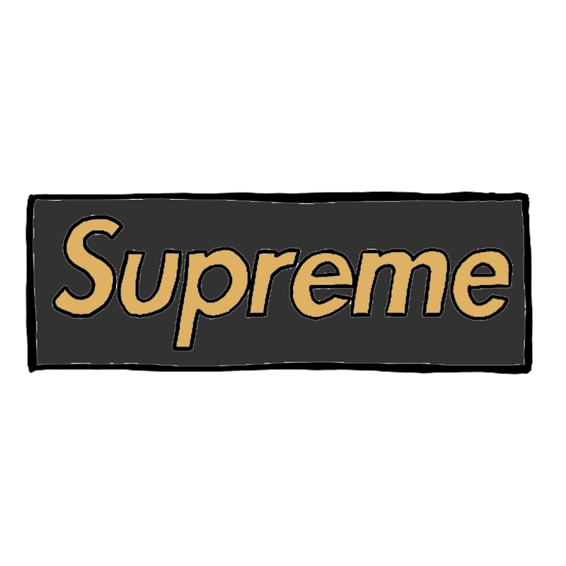 Supreme Woven Straw Mat Black