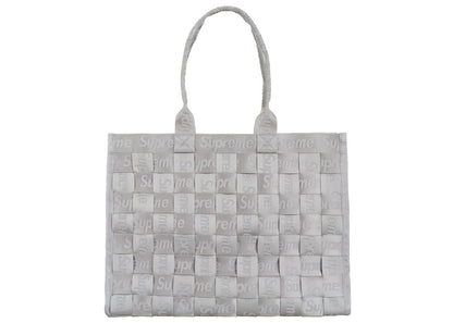 Supreme Woven Tote Grey