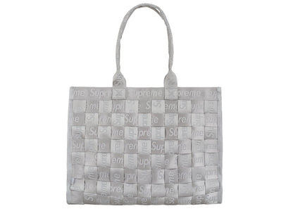 Supreme Woven Tote Grey