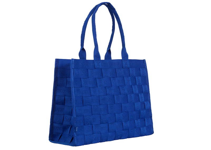 Supreme Woven Tote Royal