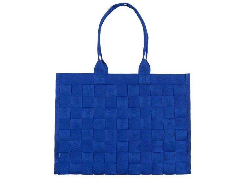 Supreme Woven Tote Royal