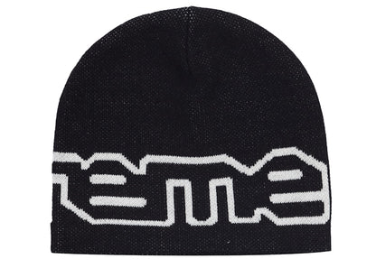 Supreme Wrap Logo Beanie Black