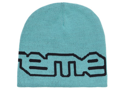 Supreme Wrap Logo Beanie Turquoise