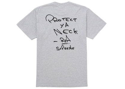 Supreme Wu-Tang Clan RZA Tee Ash Grey