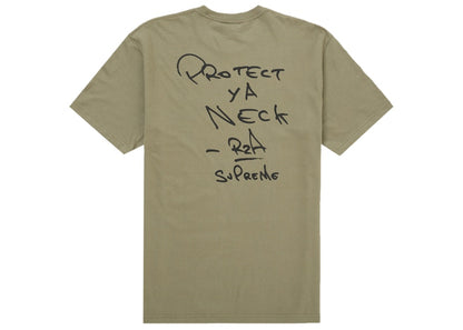Supreme Wu-Tang Clan RZA Tee Light Olive