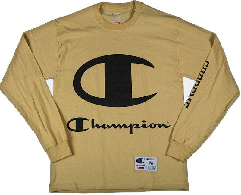 Supreme X Champion LS Tee Vegas Gold