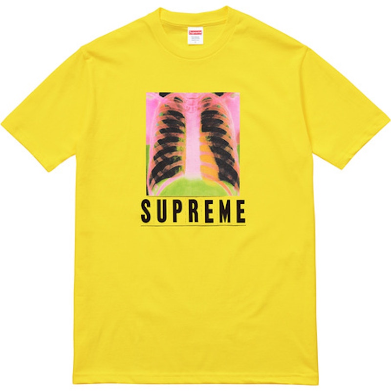 Supreme X Ray Tee Yellow