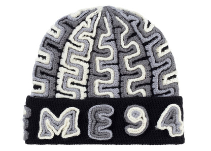 Supreme Yarn Applique Beanie Black