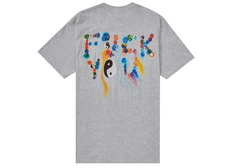 Supreme Yin Yang Tee Ash Grey