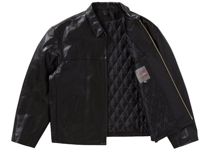 Supreme Yohji Yamamoto Leather Work Jacket Black