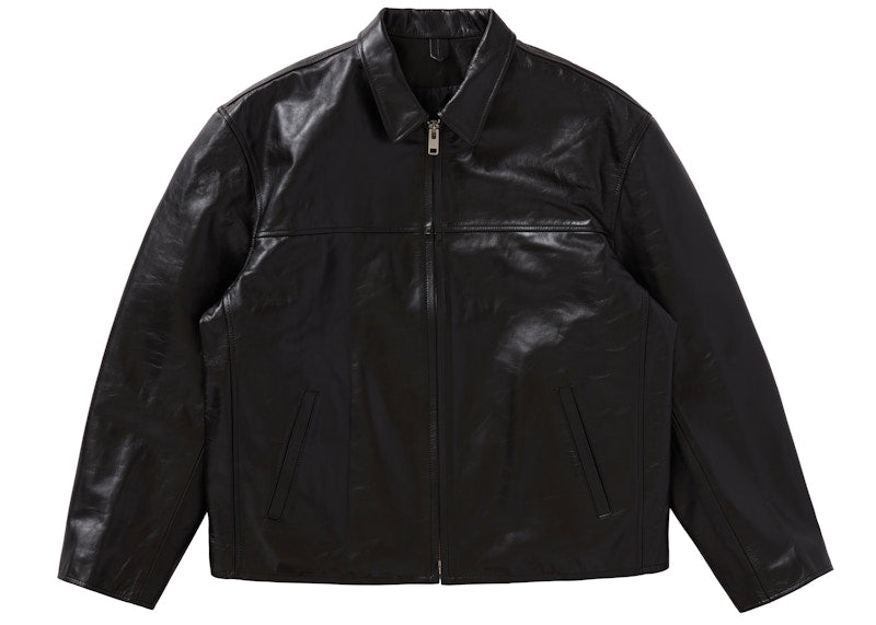 Supreme Yohji Yamamoto Leather Work Jacket Black