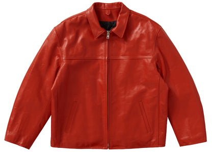 Supreme Yohji Yamamoto Leather Work Jacket Orange