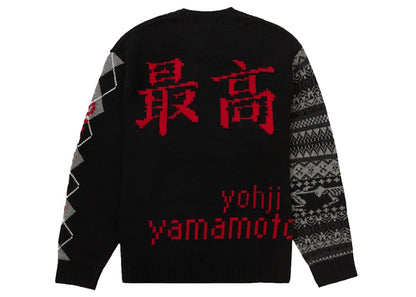 Supreme Yohji Yamamoto TEKKEN Sweater Black