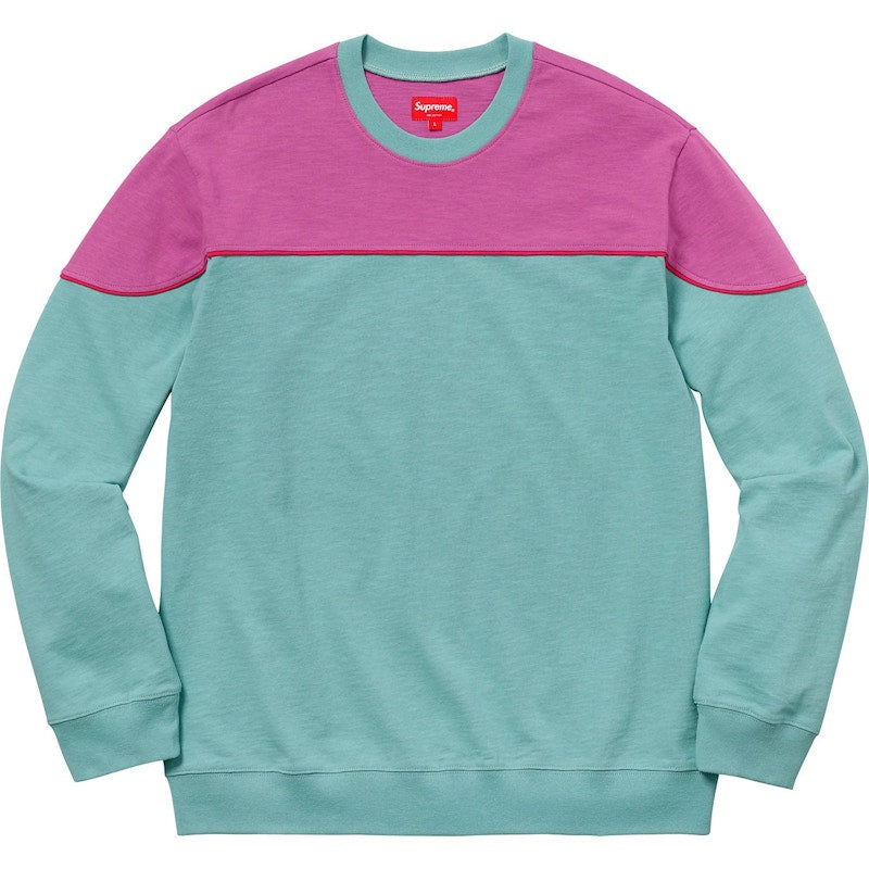 Supreme Yoke Piping L/S Top Sage
