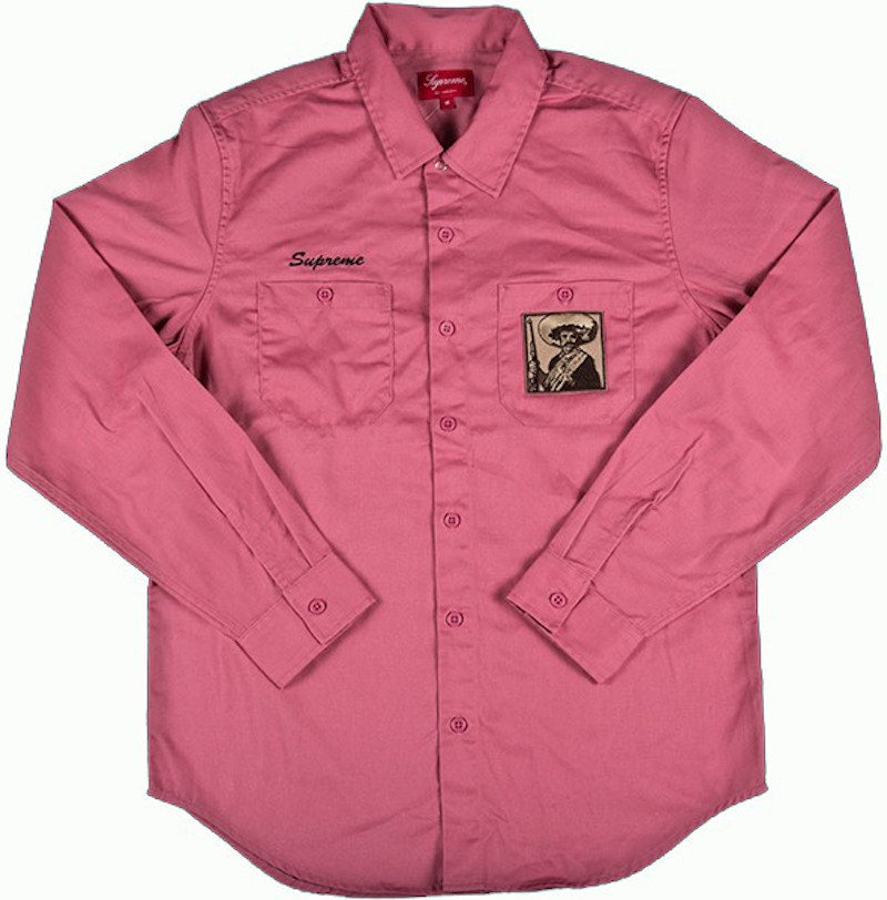 Supreme Zapata Work Shirt Rose