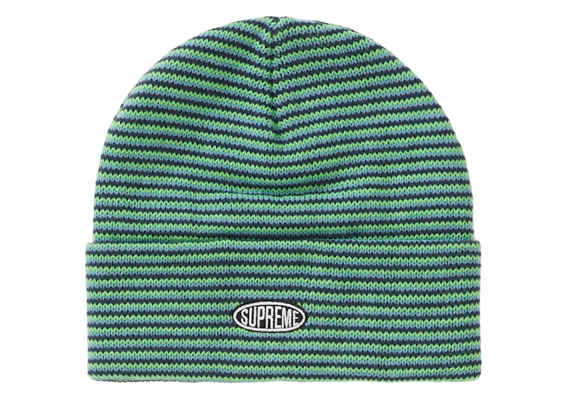 Supreme Zig Zag Stripe Beanie (FW19) Navy