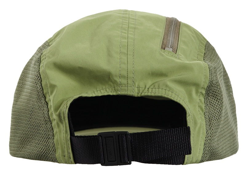 Supreme Zip Mesh Camp Cap (FW20) Olive