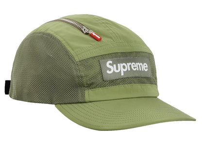 Supreme Zip Mesh Camp Cap (FW20) Olive