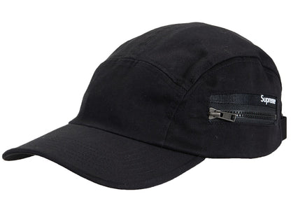 Supreme Zip Pocket Camp Cap Black