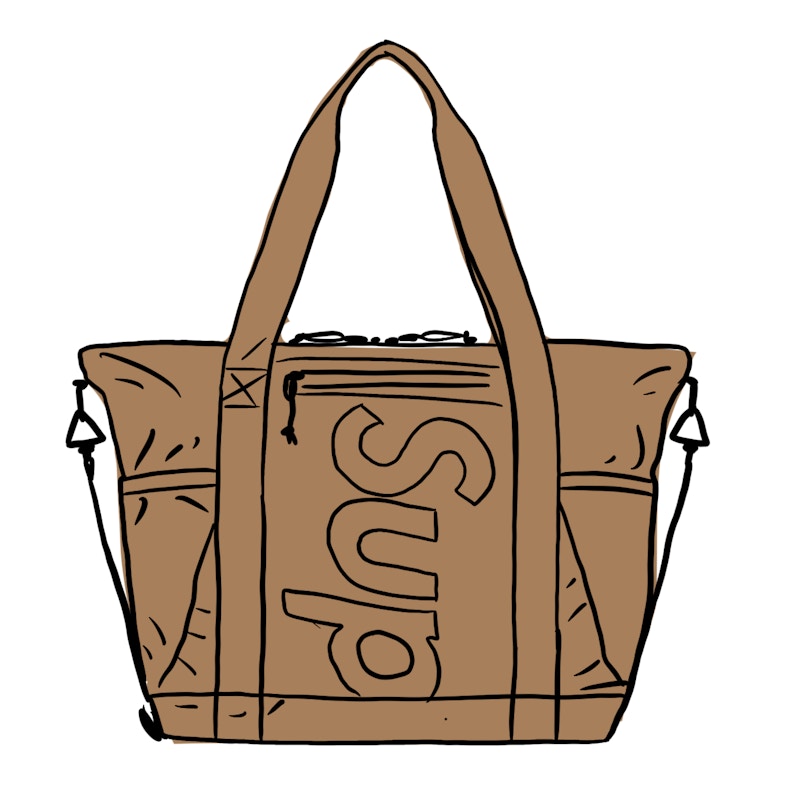 Supreme Zip Tote (SS21) Tan
