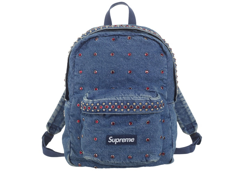 Supreme b.b. Simon Denim Backpack Washed Indigo