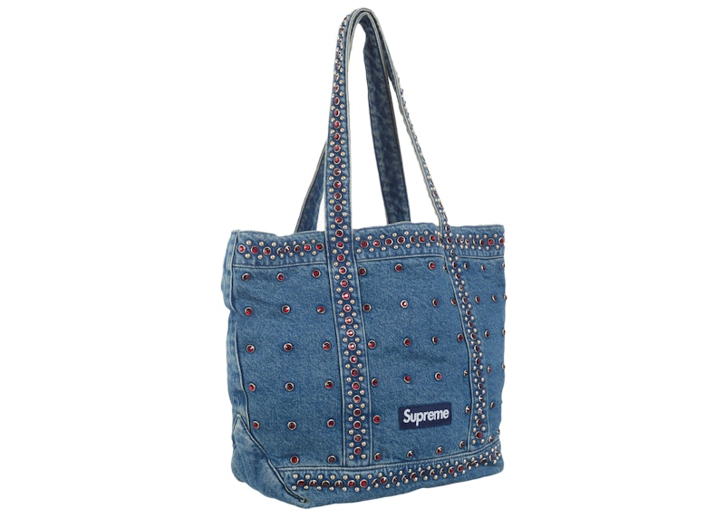 Supreme b.b. Simon Denim Tote Bag Washed Indigo