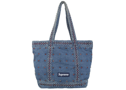 Supreme b.b. Simon Denim Tote Bag Washed Indigo