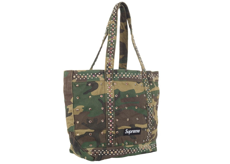 Supreme b.b. Simon Denim Tote Bag Woodland Camo