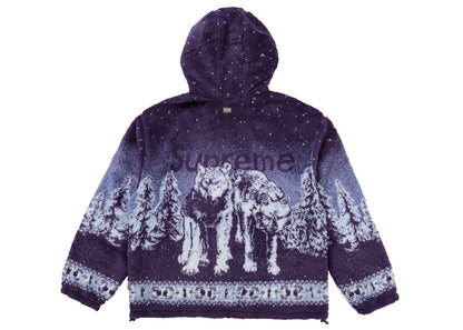 Supreme b.b. Simon Reversible Hooded Fleece Jacket Purple