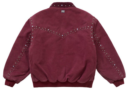 Supreme b.b. Simon Studded Work Jacket Burgundy