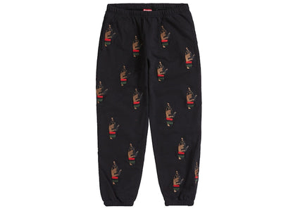 Supreme dead prez RBG Embroidered Sweatpant Black