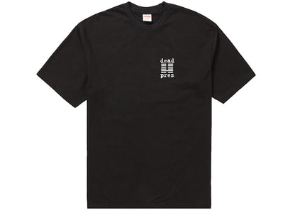 Supreme dead prez Tee Black