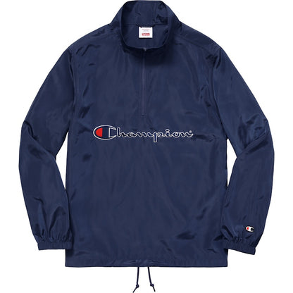 Supreme x Champion Half Zip Pullover Navy