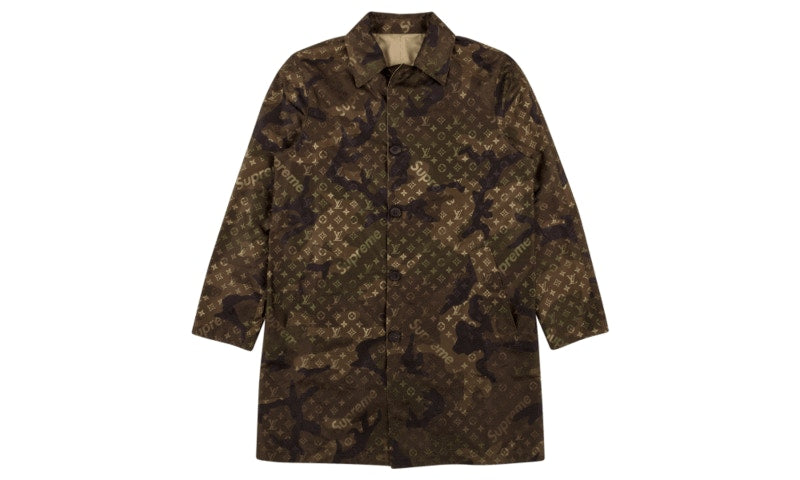 Supreme x Louis Vuitton Reversible Trench Coat Camo