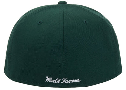Supreme x New Era Breast Cancer Awareness Box Logo Fitted Hat Green