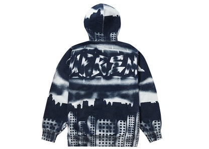 Supreme x New York Yankees Airbrush Hooded Sweatshirt White